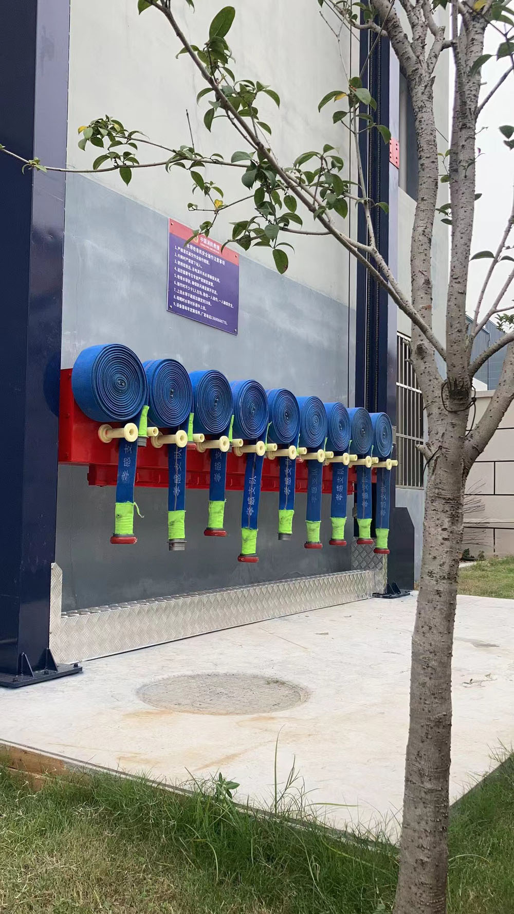 消防水帶自動晾曬收卷機