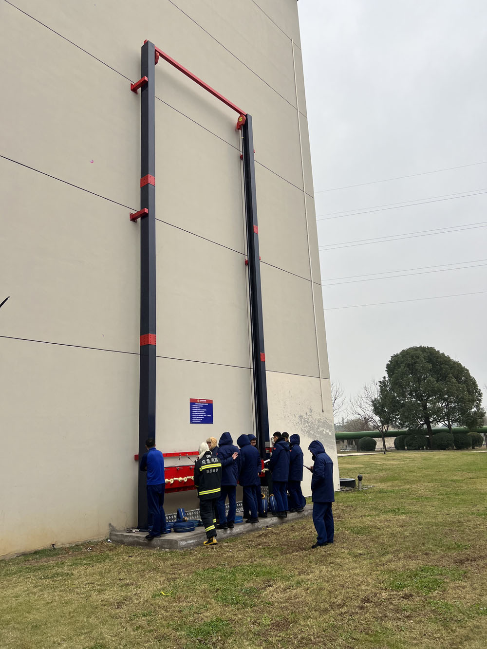 消防水帶自動晾曬收卷機